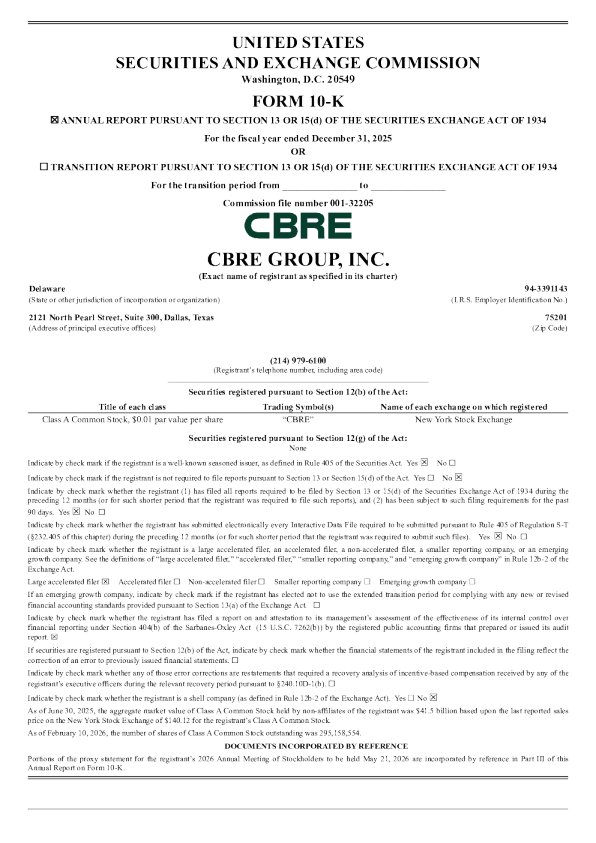 世邦魏理仕 2025年度报告