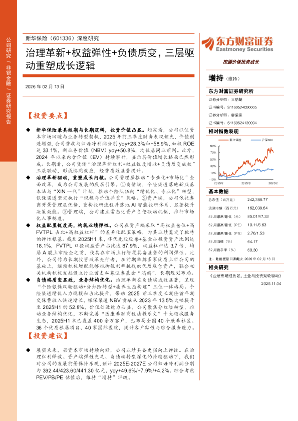 深度研究治理革新+权益弹性+负债质变，三层驱动重塑成长逻辑
