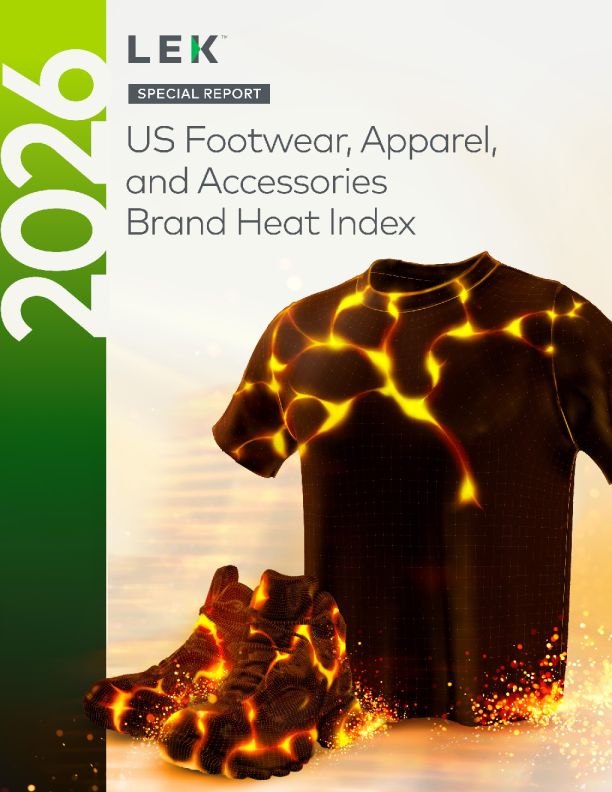 2026年美国鞋服与配饰品牌热度指数