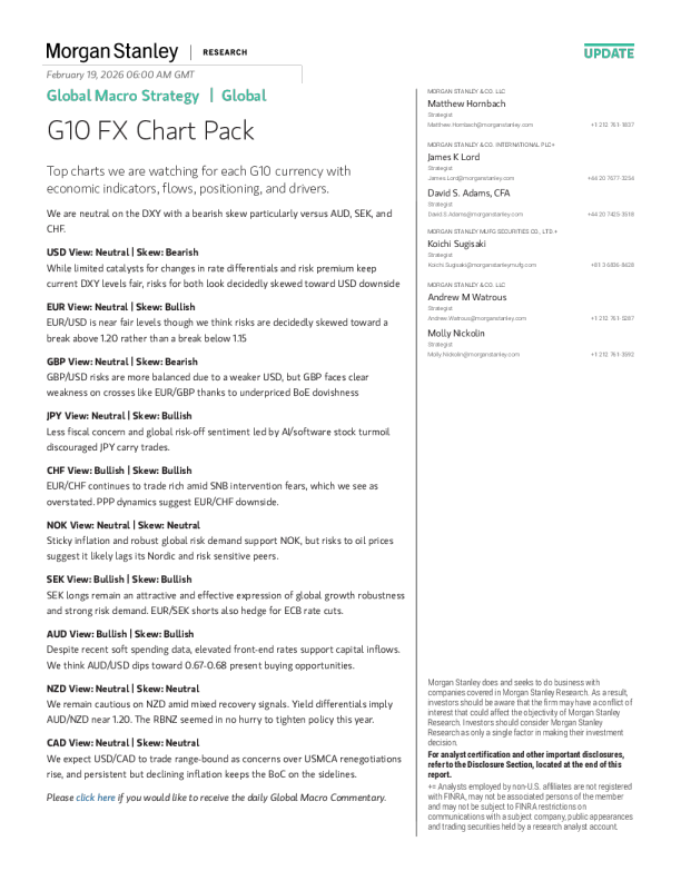 全球宏观策略：G10外汇图表包