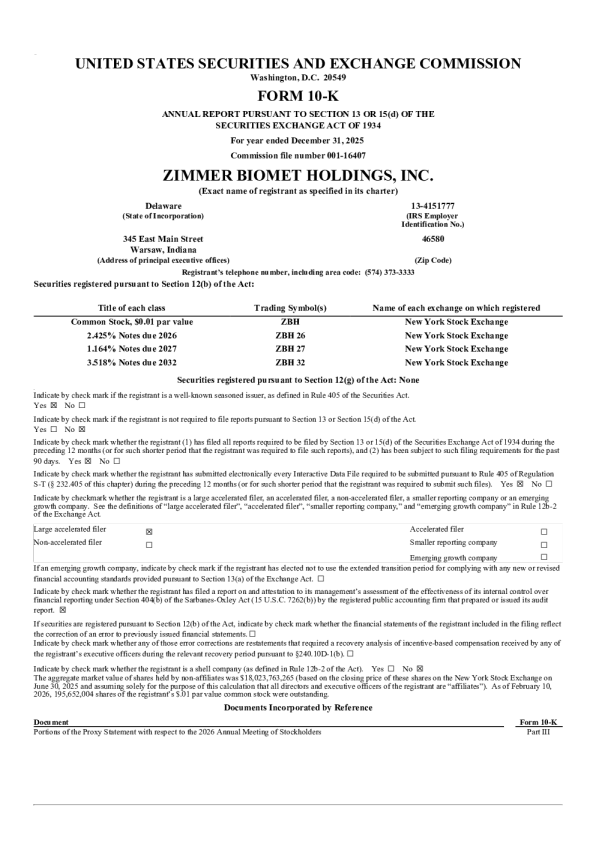 捷迈邦美 2025年度报告
