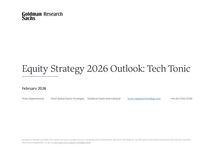 2026年股票策略展望：科技强心剂
