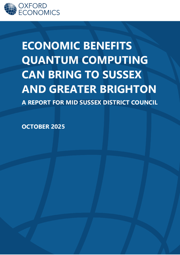 量子计算可以为苏塞克斯和大布莱顿带来经济效益（英）2025