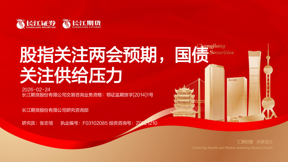 股指关注两会预期，国债关注供给压力