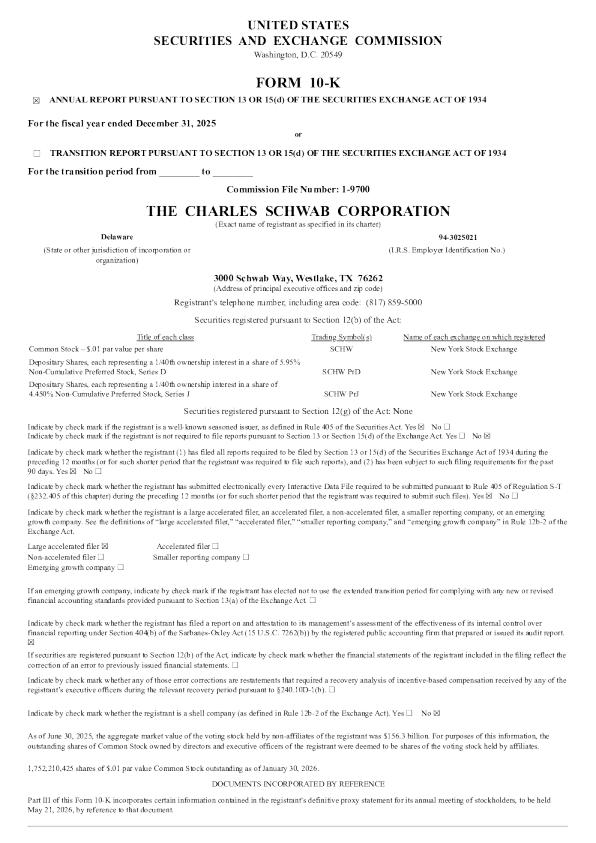 嘉信理财 2025年度报告