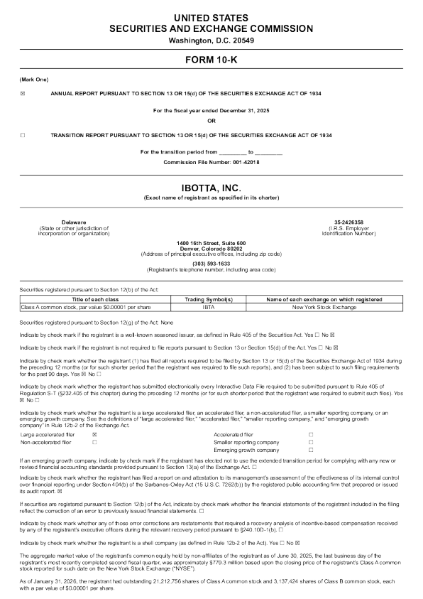 Ibotta Inc-A 2025年度报告