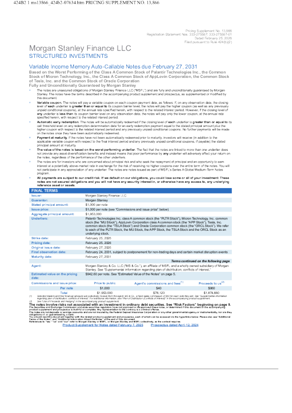 摩根士丹利美股招股说明书(2026-02-26版)
