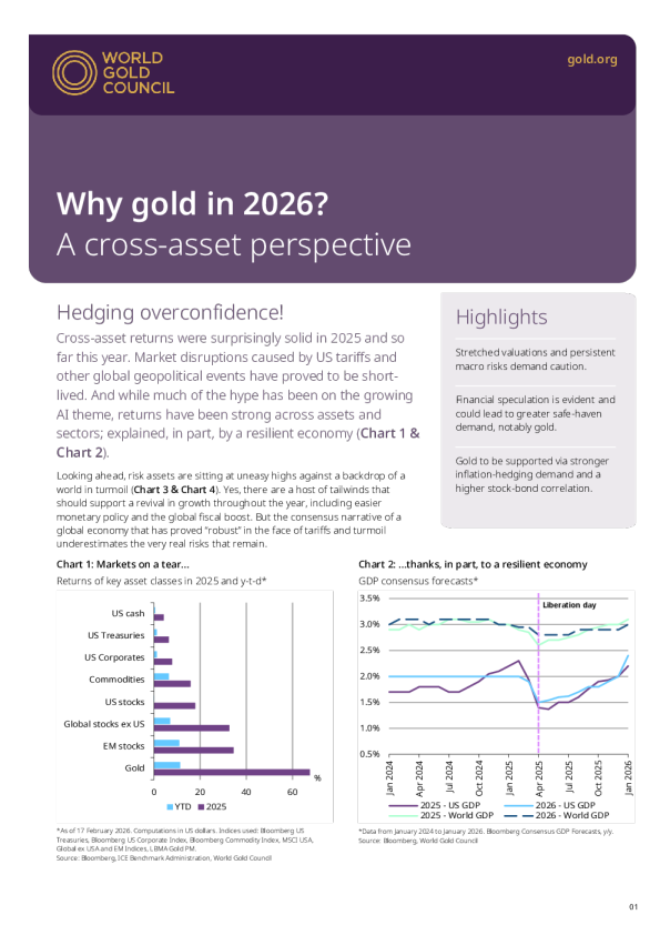 为什么是2026年的黄金？跨资产视角