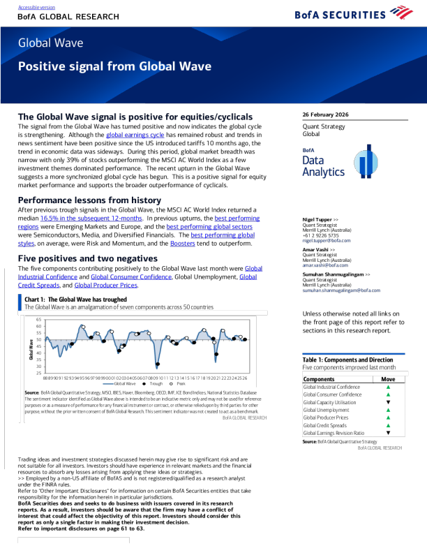 全球浪潮释放积极信号