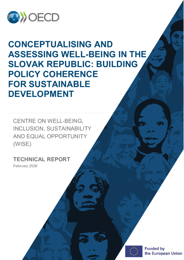 斯洛伐克共和国福祉的概念化和评估：为可持续发展建立政策连贯性