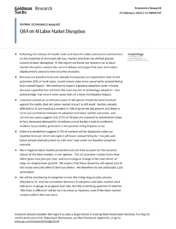 全球经济分析师问答：人工智能对劳动力市场的影响