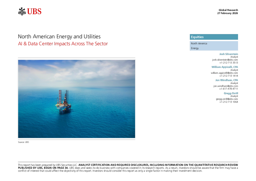 北美能源与公用事业：人工智能与数据中心对全行业的影响