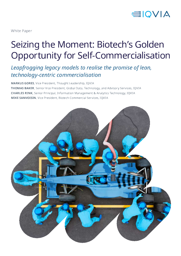 抓住时机：生物技术自我商业化的黄金机遇——跨越传统模式，实现精益、以技术为中心的商业化愿景