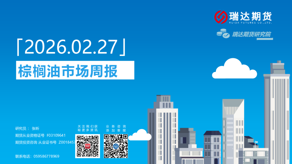 棕榈油市场周报