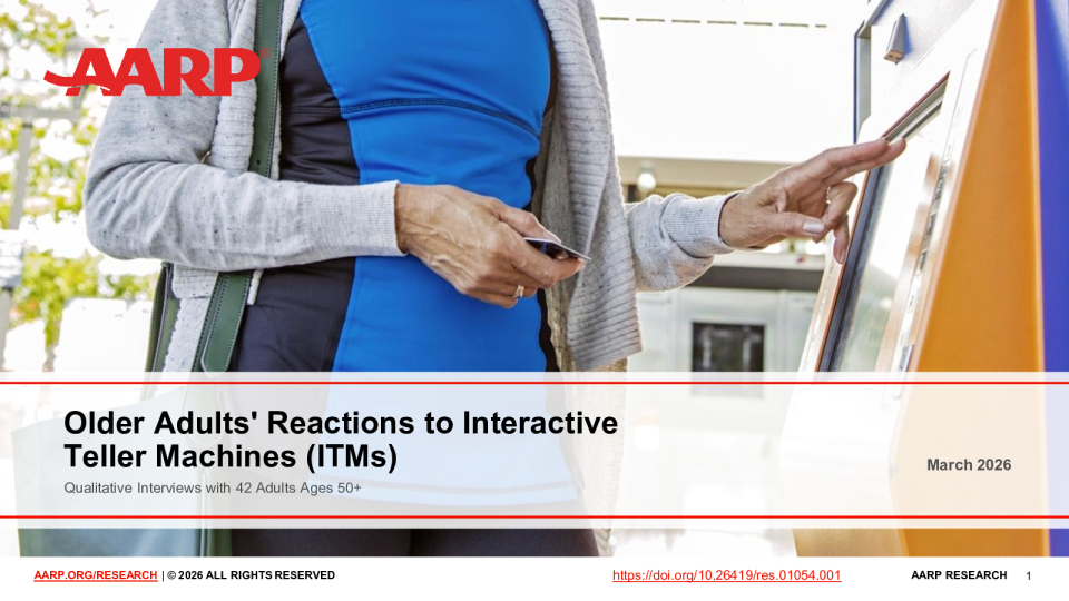 老年人对智能柜员机(ITMs)的反应研究报告