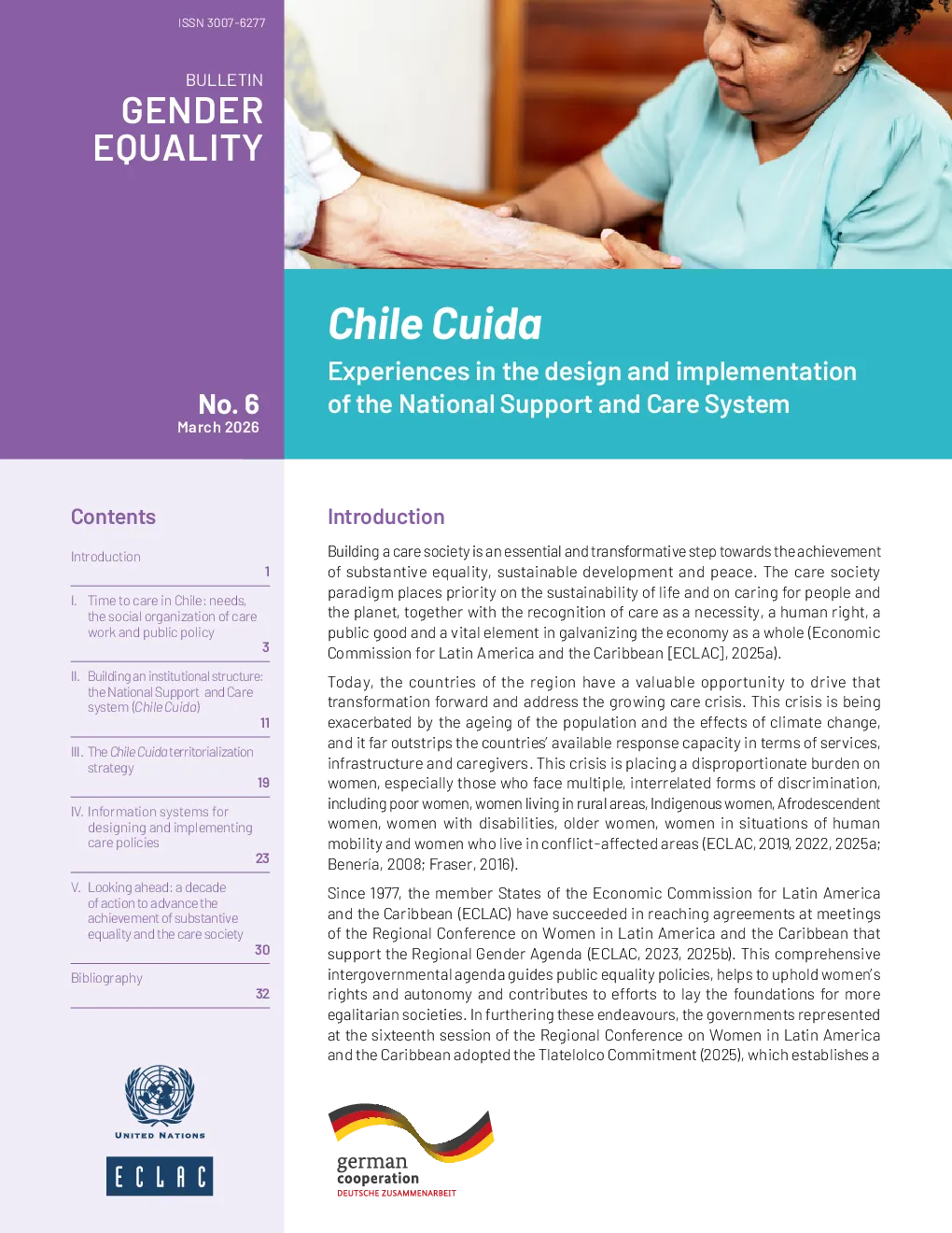 智利Cuida：国家支助和护理系统的设计与实施经验