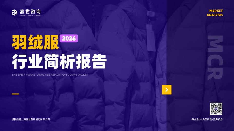 2026年羽绒服行业简析报告
