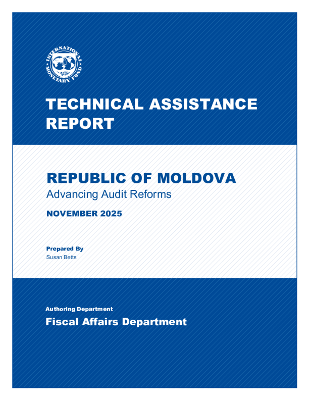 摩尔多瓦共和国:推进审计改革的技术援助报告(英)