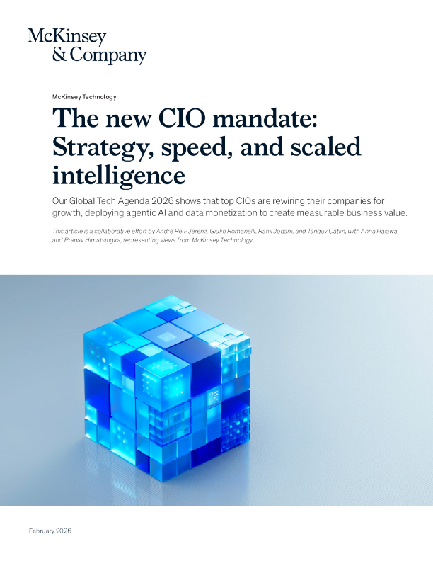 首席信息官的新职责：战略、速度和规模智能（英）2026