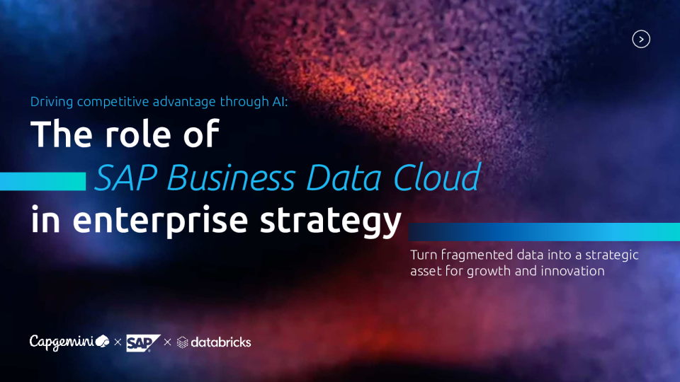 SAP business data cloud's role in corporate strategy