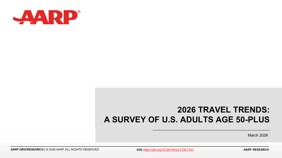 2026年美国50岁及以上人群旅游趋势报告