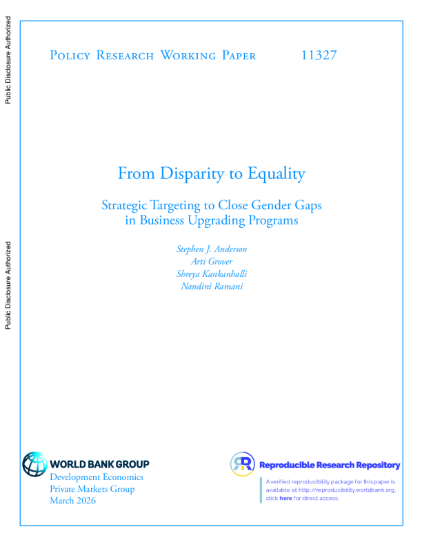 从差距到平等:在企业升级计划中缩小性别差距的战略目标