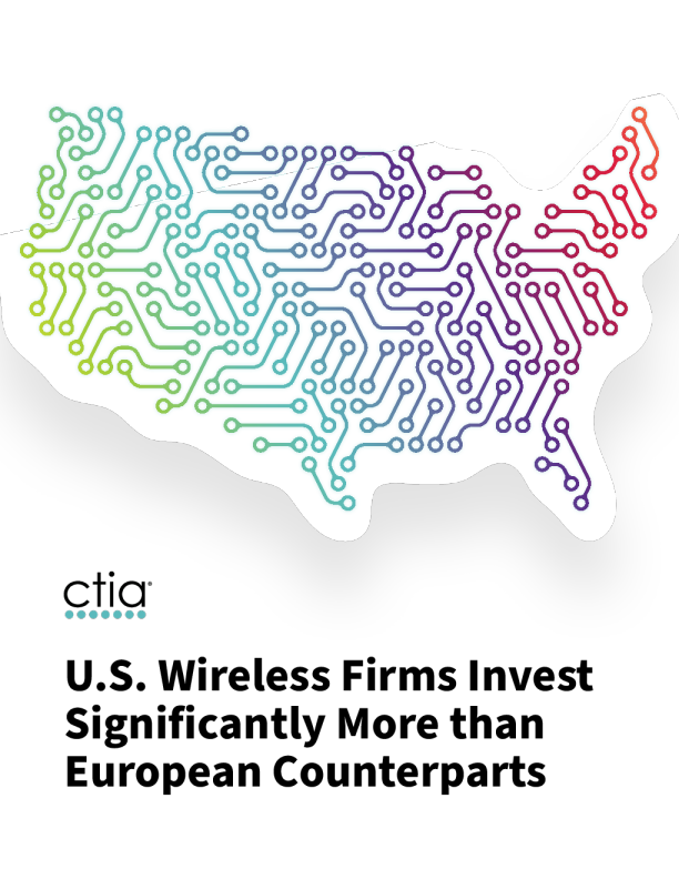 美国无线行业的投资是欧洲同行的2.5倍以上