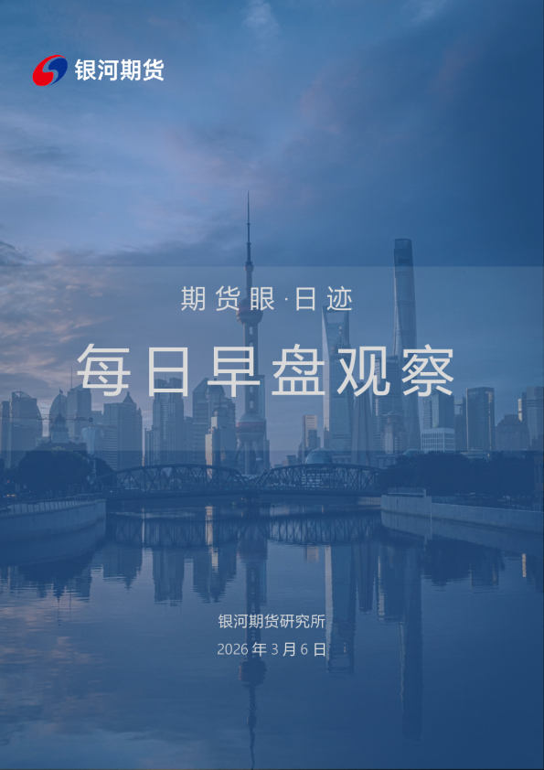 期货眼·日迹：每日早盘观察