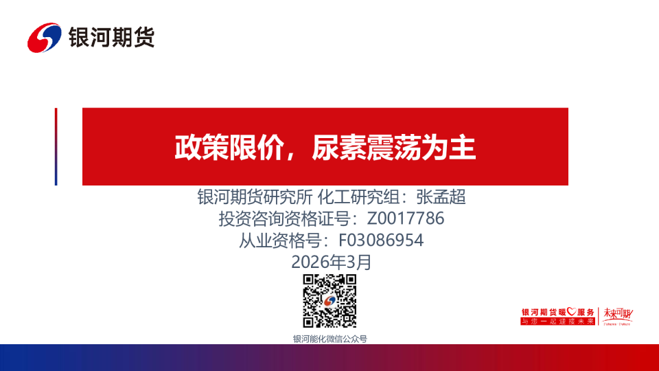 政策限价，尿素震荡为主