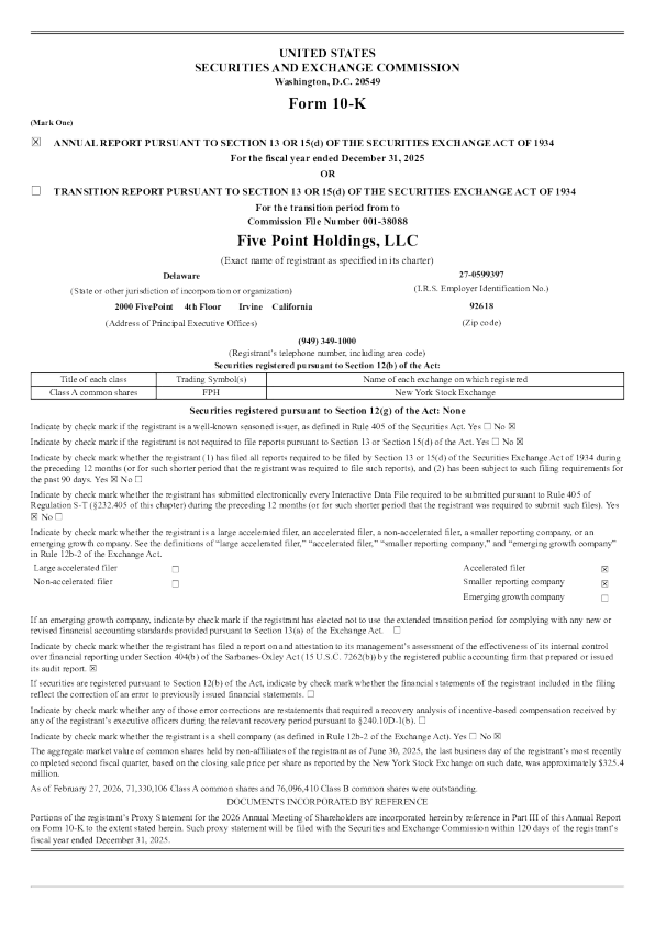 五点控股 2025年度报告