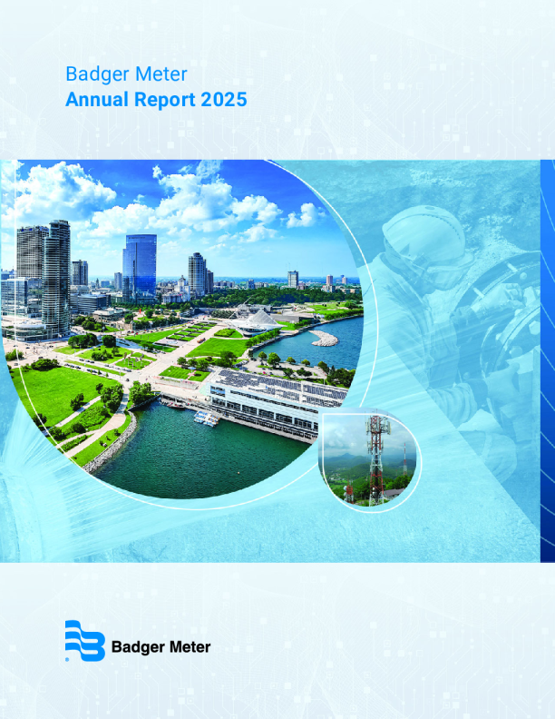 Badger Meter Inc 2025年度报告