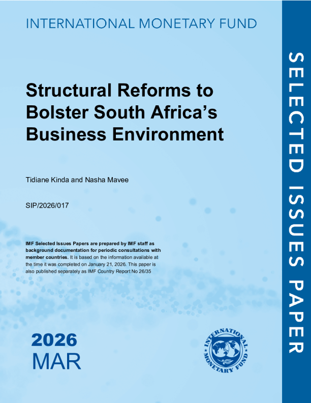 加强南非商业环境的结构性改革