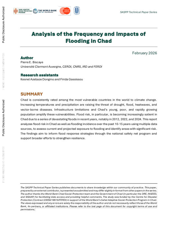乍得洪灾频率及影响分析（英）2026