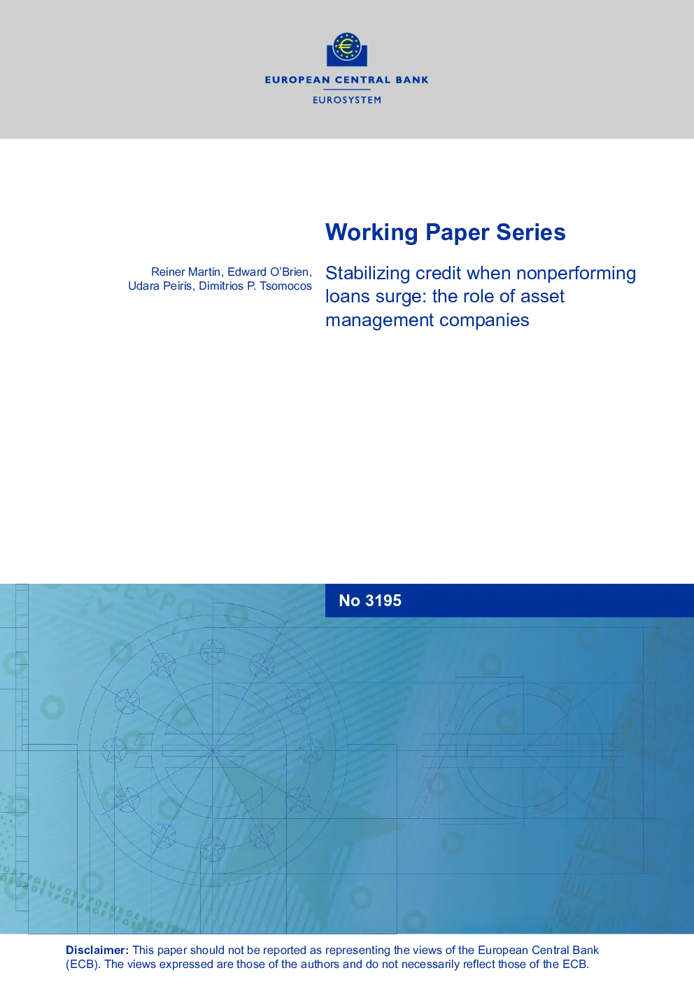 不良贷款激增时稳定信贷：资产管理公司的作用