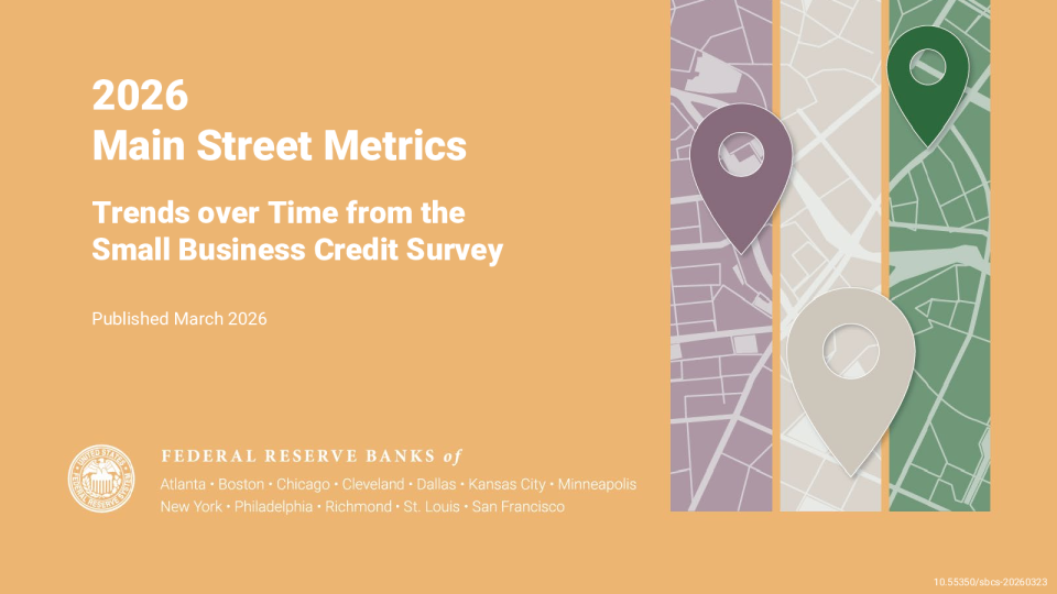 2026年主街指标：小企业信贷调查的时间趋势
