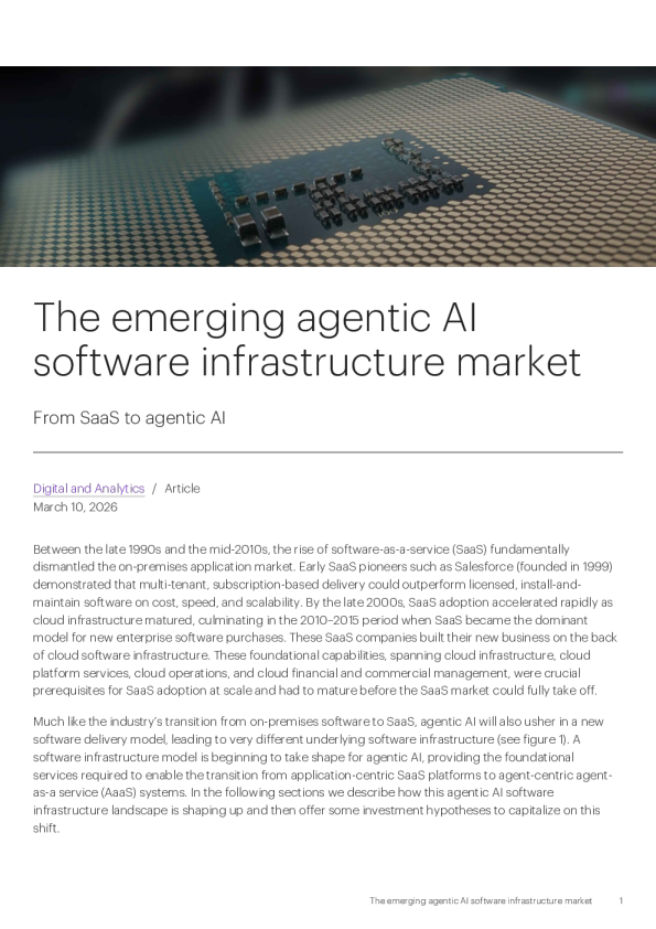 Emerging AI software infrastructure proxy market