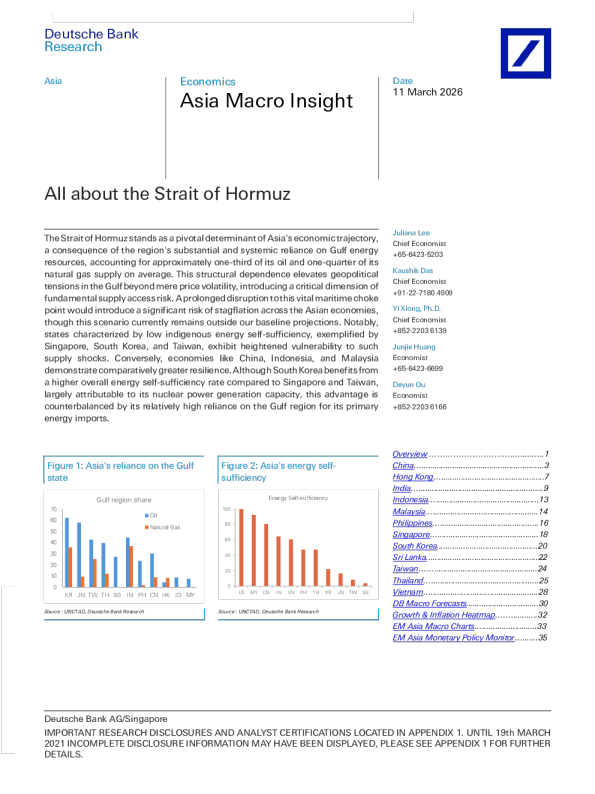亚洲宏观洞察：焦点全在霍尔木兹海峡
