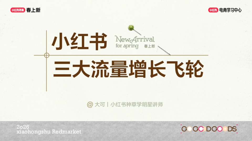 小红书三大流量增长飞轮