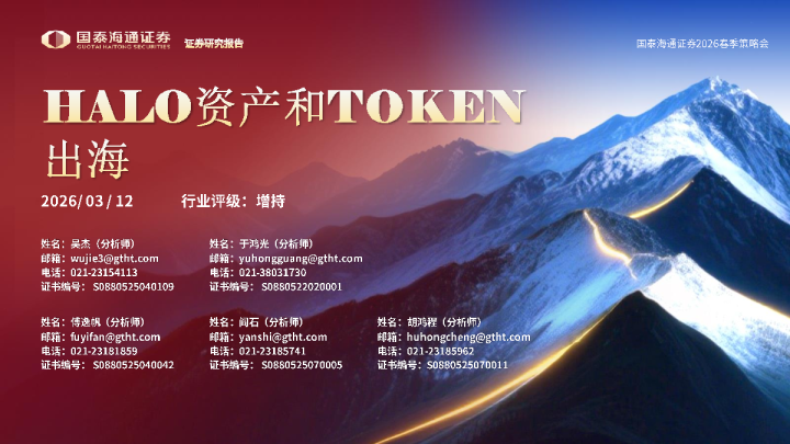 HALO资产和TOKEN出海