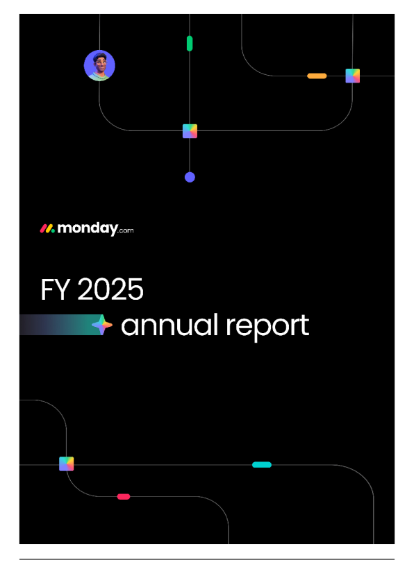 monday.com Ltd 2026年年度报告和过渡报告