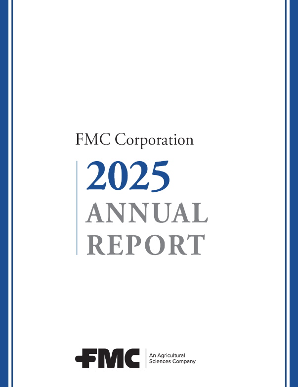 FMC Corp 2025年度报告
