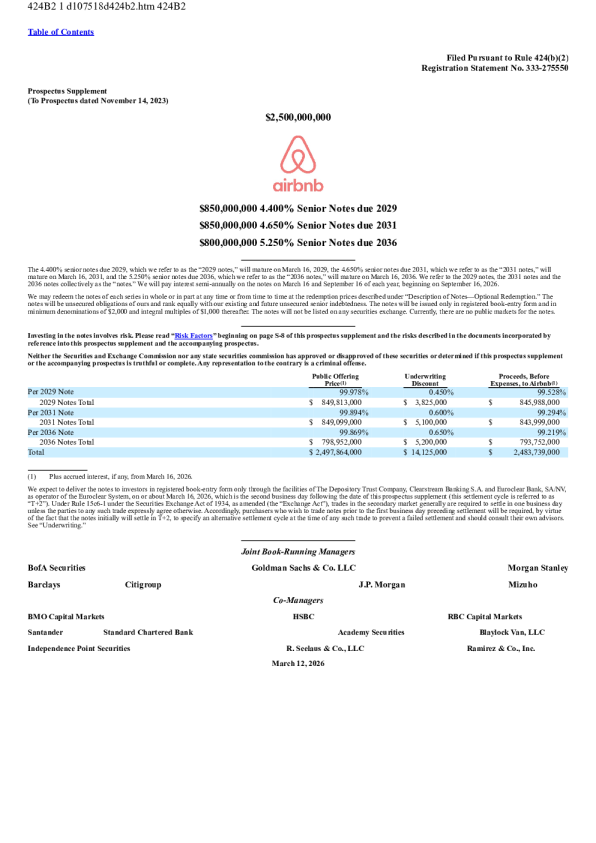 爱彼迎美股招股说明书(2026-03-13版)