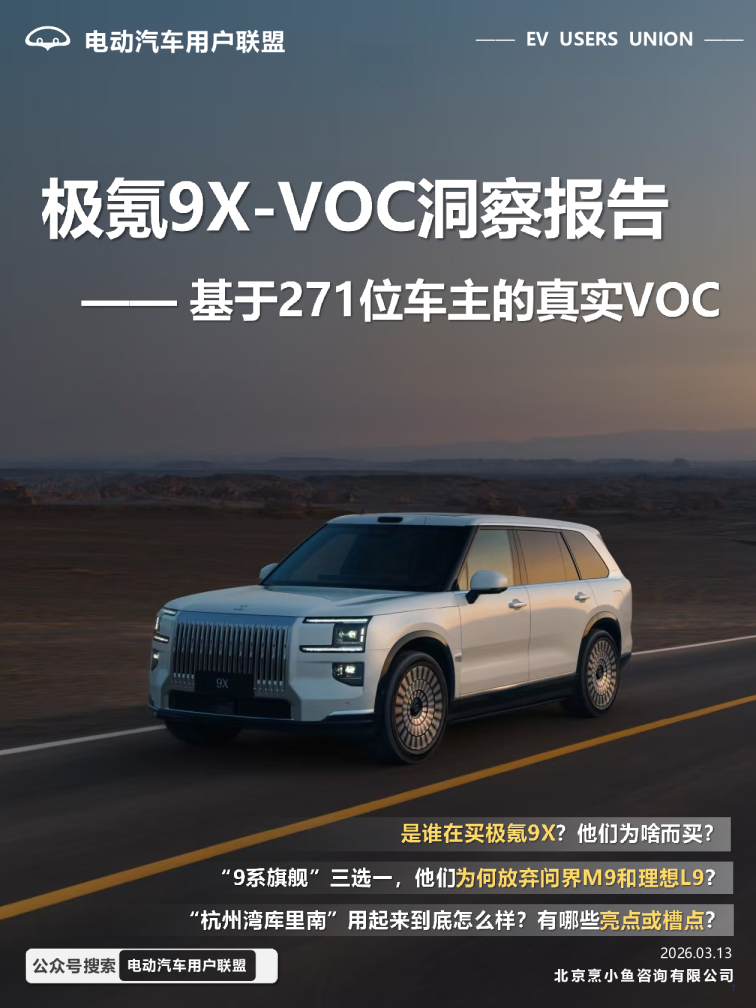 极氪9X-VOC洞察报告