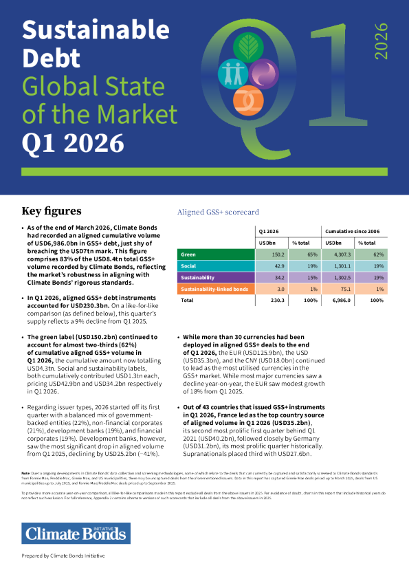 可持续债务：全球市场状况 Q1 2026