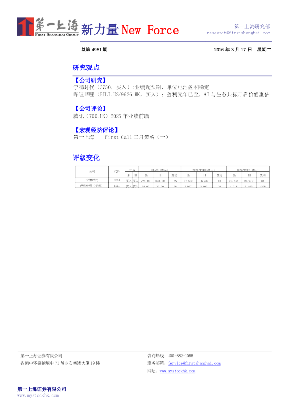 新力量总第4981期