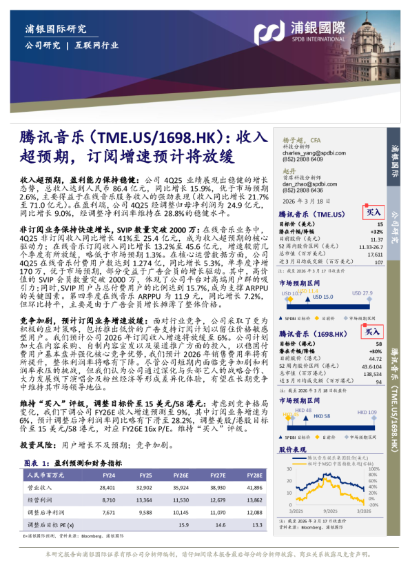 收入超预期，订阅增速预计将放缓