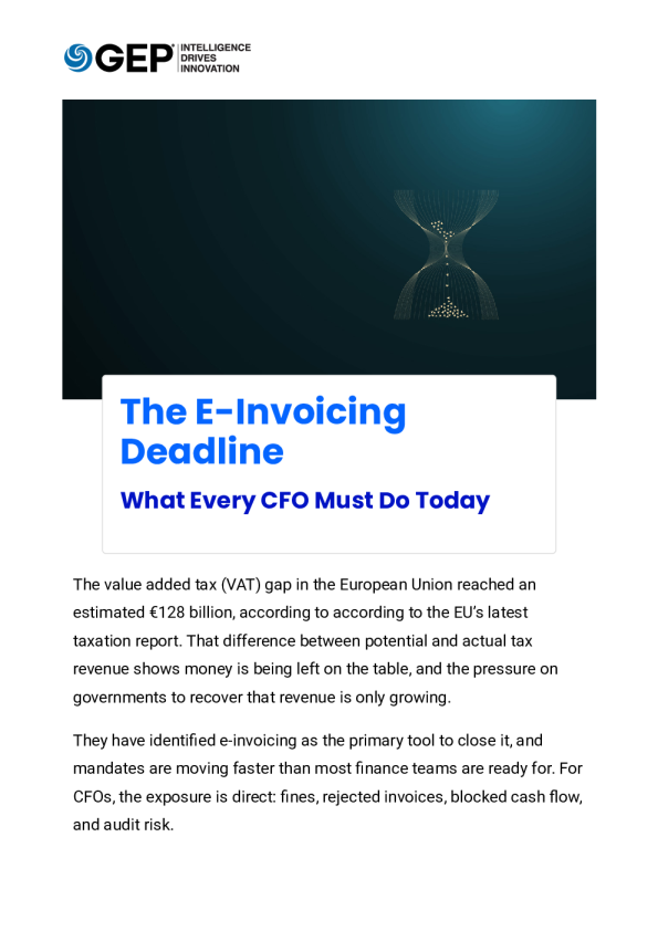 电子发票截止日期：每位首席财务官今天必须做什么