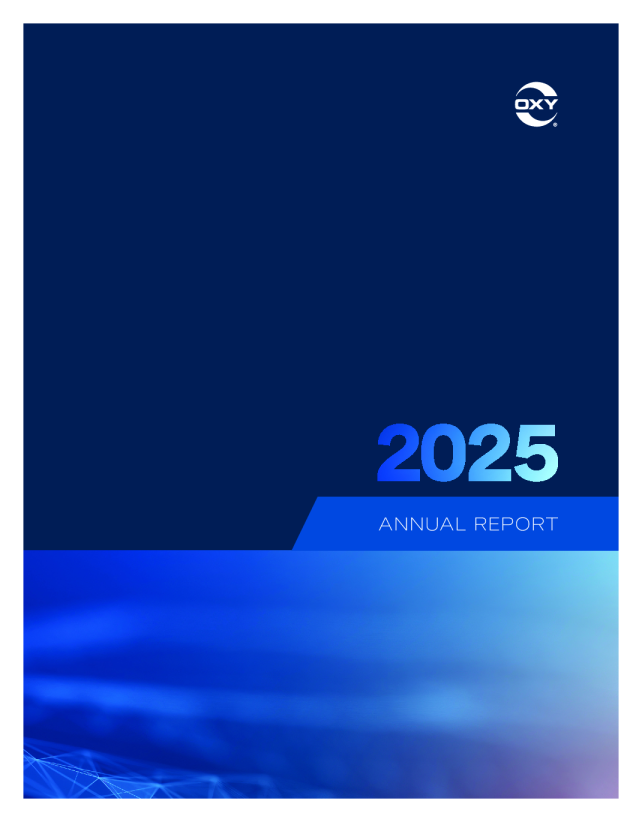 西方石油 2025年度报告