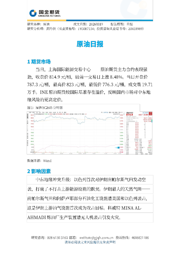原油日报