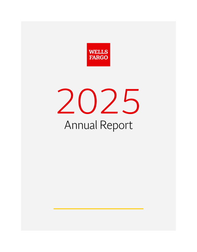 富国银行2025年年度报告